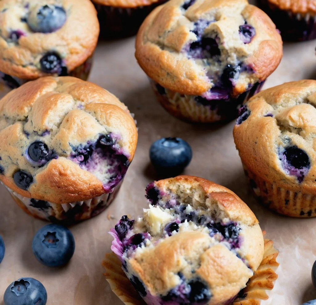 You are currently viewing Healthy Blueberry Protein Muffins